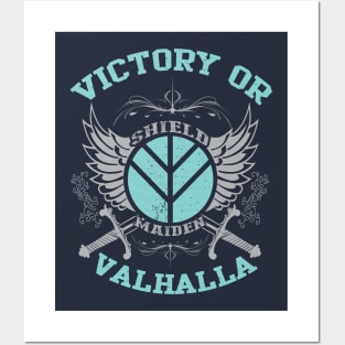 victory or valhalla Posters and Art